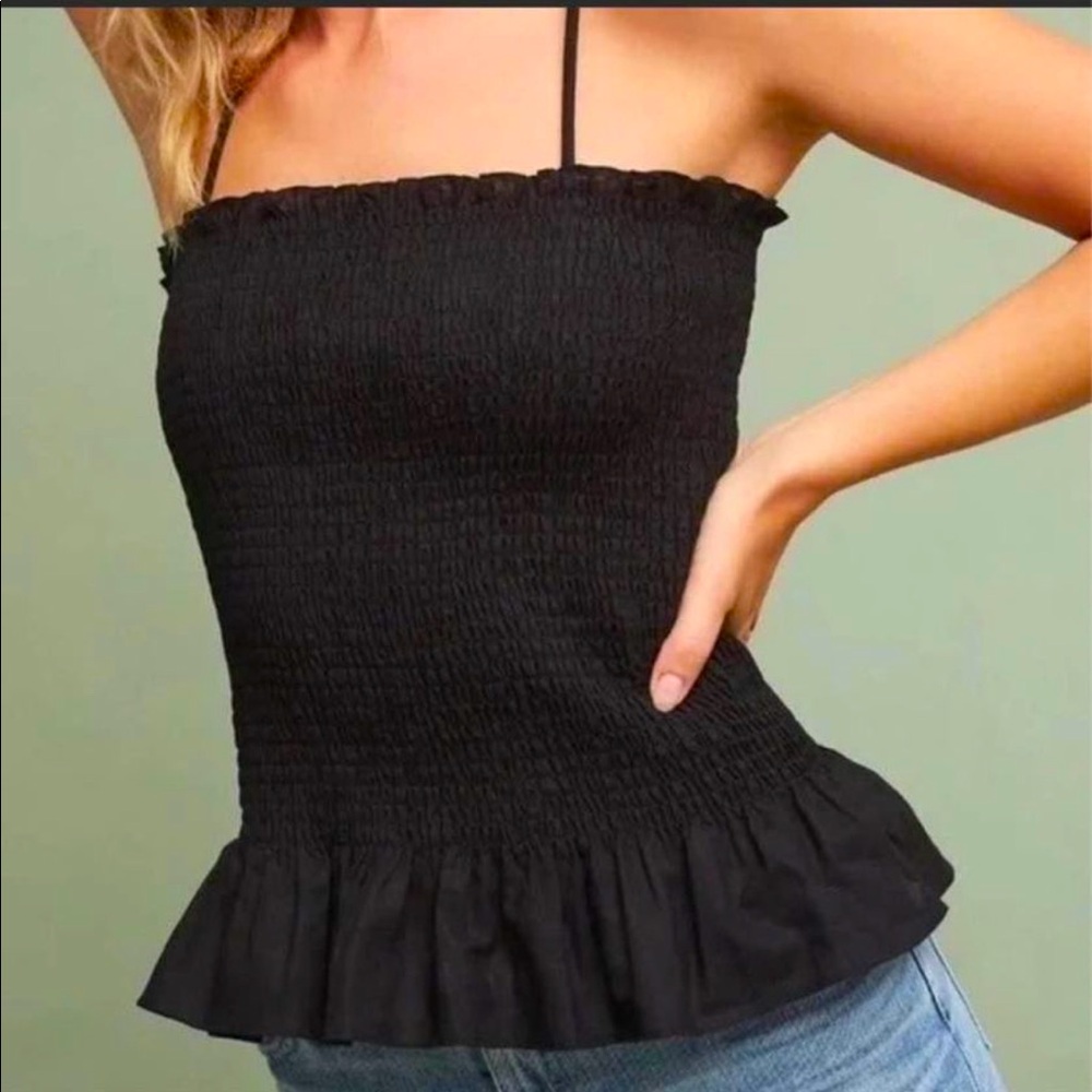Anthropologie Maeve Smocked Tank